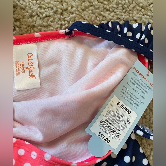 Cat & Jack Girls Swimsuit - Picture 3 of 3
